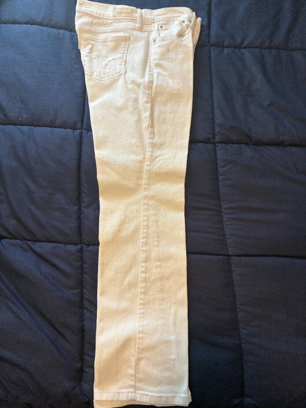 Levis  505 straight leg  White